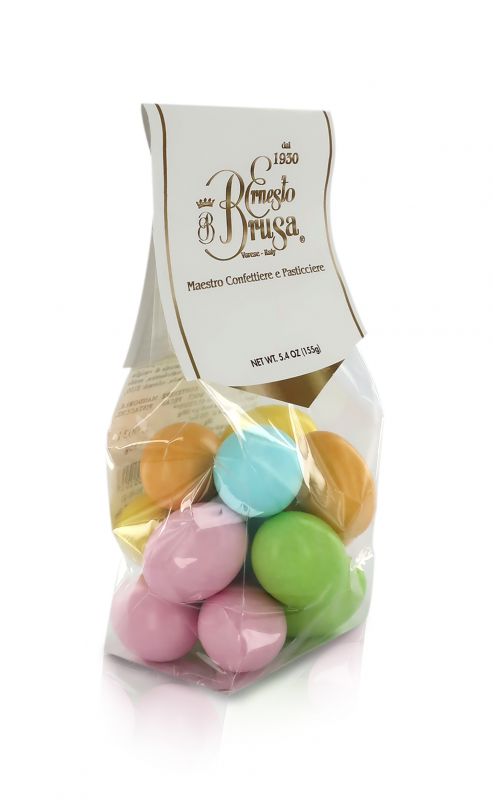ovetti di cioccolato confettati con ripieno di crema alla nocciola - 155 g