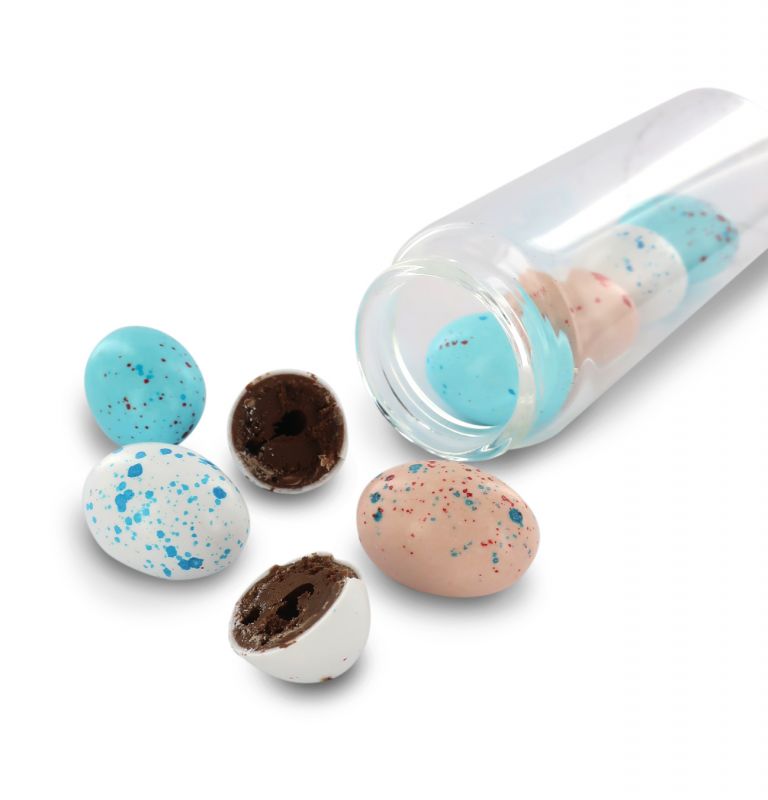 ovetti di cioccolato confettati con ripieno di crema al cappuccino - 155 g