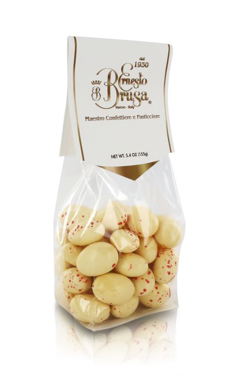 confetti con mandorla tostata ricoperta di cioccolato bianco al gusto babà - linea 