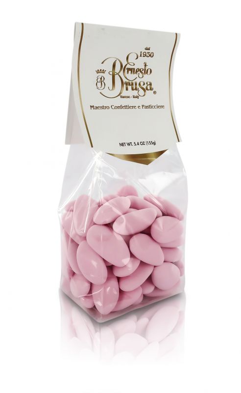 confetti classici con mandorla d'avola di calibro piccolo, rosa - linea 