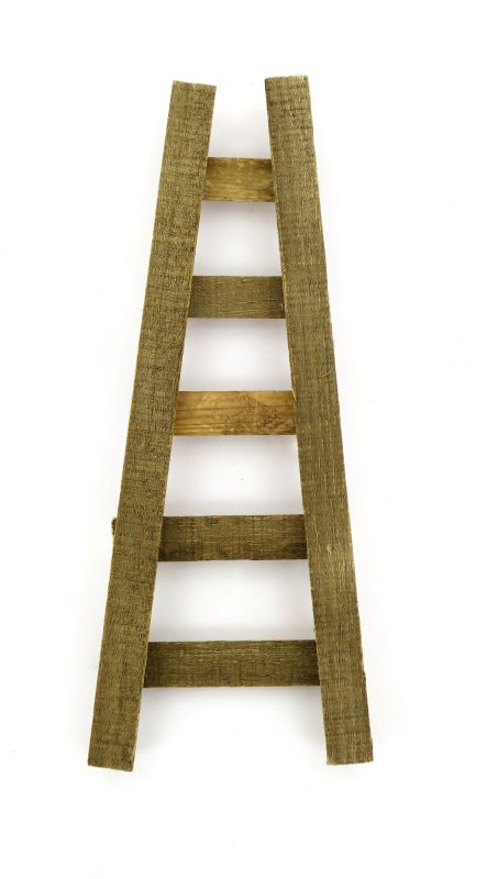 scala in legno da 15 cm – bertoni presepe linea natale