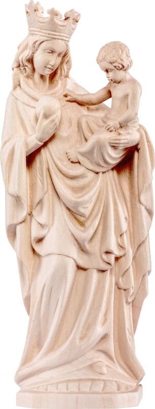 statua statua della madonna di bressanone - demetz - deur - statua in legno dipinta a mano. altezza pari a 55 cm.