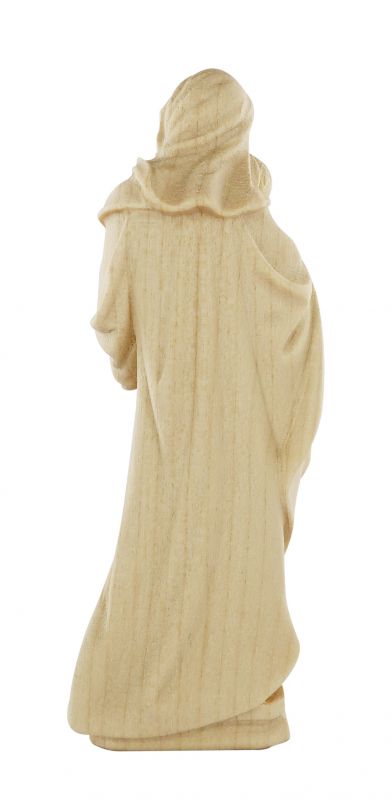 statua della madonna tirolese in legno naturale, linea da 10 cm - demetz deur