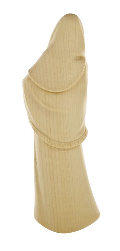 statua della madonna ferruzzi, linea da 20 cm, in legno naturale - demetz deur