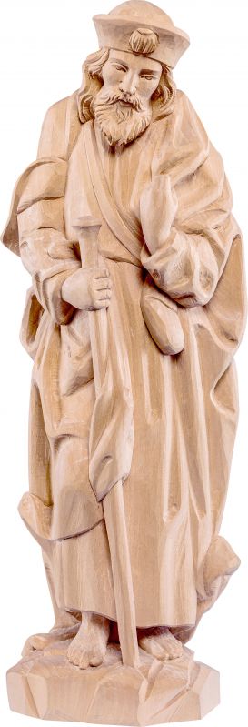 san giacobbe - demetz - deur - statua in legno dipinta a mano. altezza pari a 60 cm.