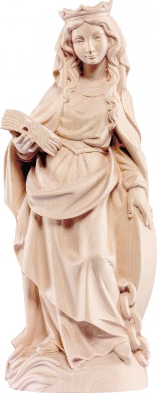san cristina - demetz - deur - statua in legno dipinta a mano. altezza pari a 40 cm.