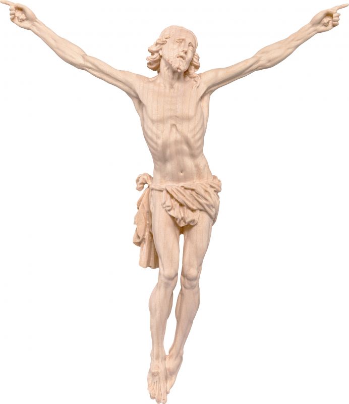 crocifisso cristo della passione - demetz - deur - statua in legno dipinta a mano. altezza pari a 21 cm.