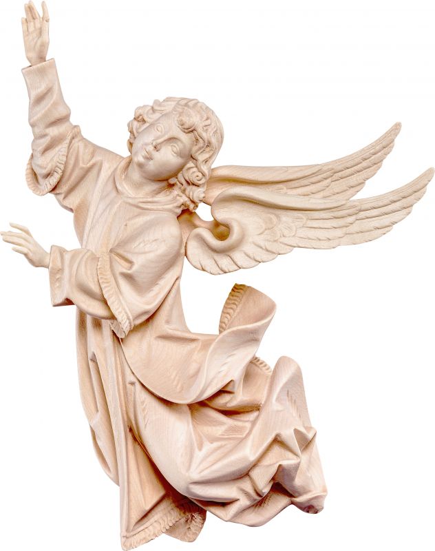 angelo riemenschneider dx - demetz - deur - statua in legno dipinta a mano. altezza pari a 35 cm.