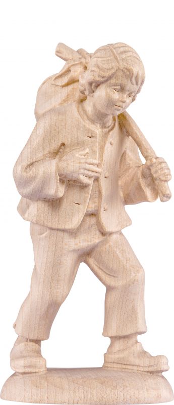fanciullo b.k. - demetz - deur - statua in legno dipinta a mano. altezza pari a 7 cm.