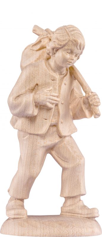 fanciullo b.k. - demetz - deur - statua in legno dipinta a mano. altezza pari a 9 cm.