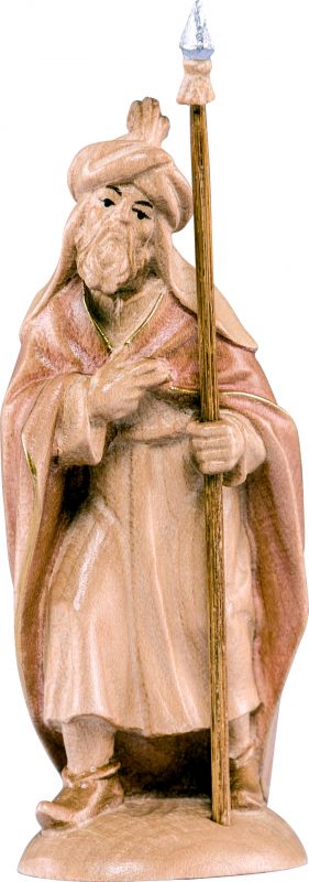 cammelliere b.k. - demetz - deur - statua in legno dipinta a mano. altezza pari a 12 cm.