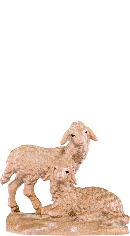 gruppo agnelli b.k. - demetz - deur - statua in legno dipinta a mano. altezza pari a 9 cm.