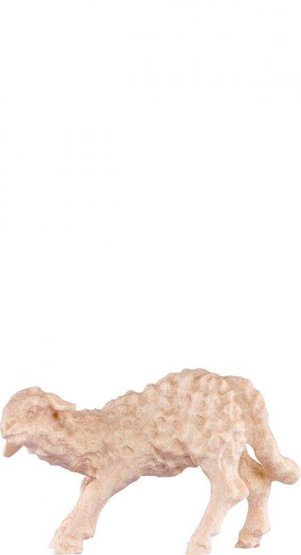 agnello poppante b.k. - demetz - deur - statua in legno dipinta a mano. altezza pari a 15 cm.