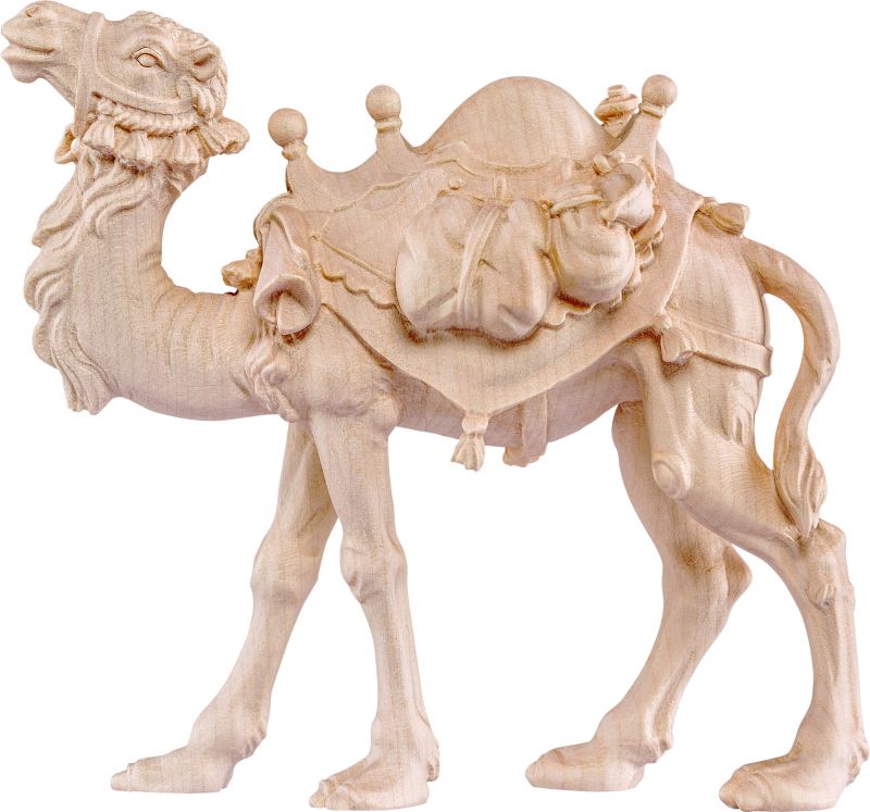 cammello b.k. - demetz - deur - statua in legno dipinta a mano. altezza pari a 9 cm.