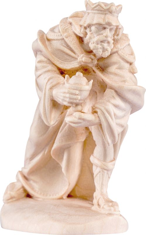 re baldassarre d.k. - demetz - deur - statua in legno dipinta a mano. altezza pari a 27 cm.