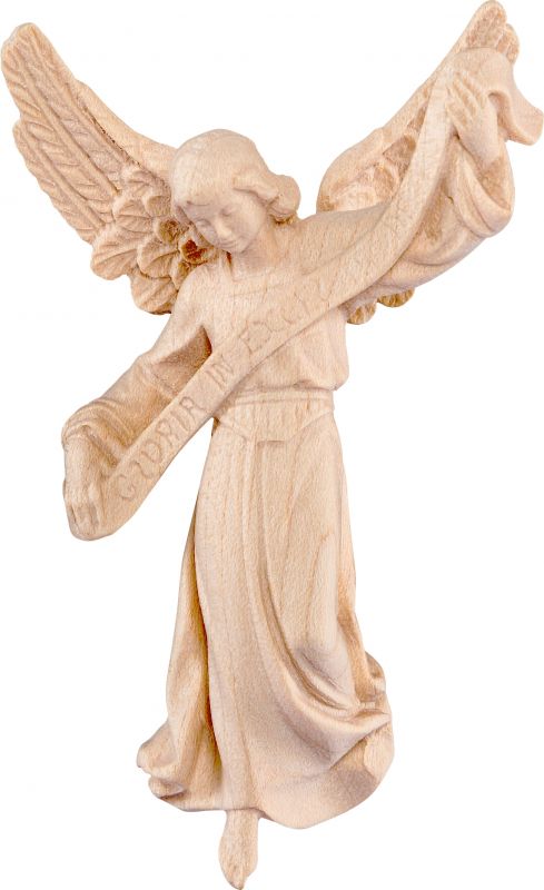 angelo d.k. - demetz - deur - statua in legno dipinta a mano. altezza pari a 16 cm.