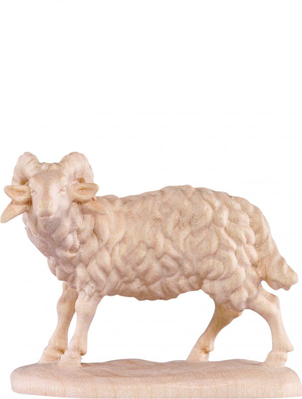 montone d.k. - demetz - deur - statua in legno dipinta a mano. altezza pari a 27 cm.