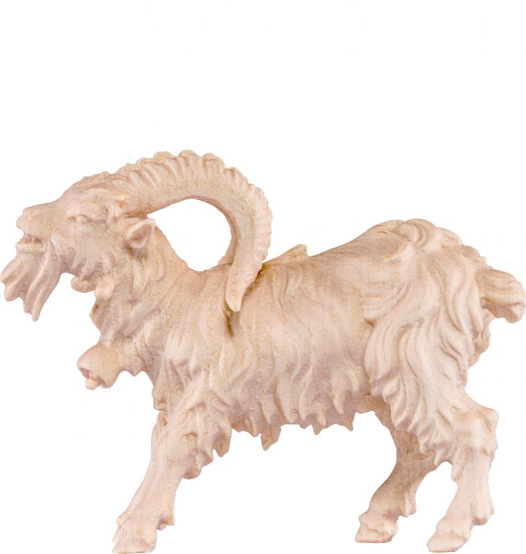caprone d.k. - demetz - deur - statua in legno dipinta a mano. altezza pari a 16 cm.