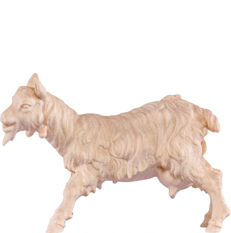 capra d.k. - demetz - deur - statua in legno dipinta a mano. altezza pari a 27 cm.