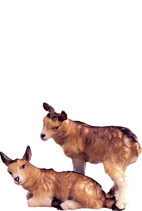 capretti d.k. - demetz - deur - statua in legno dipinta a mano. altezza pari a 27 cm.