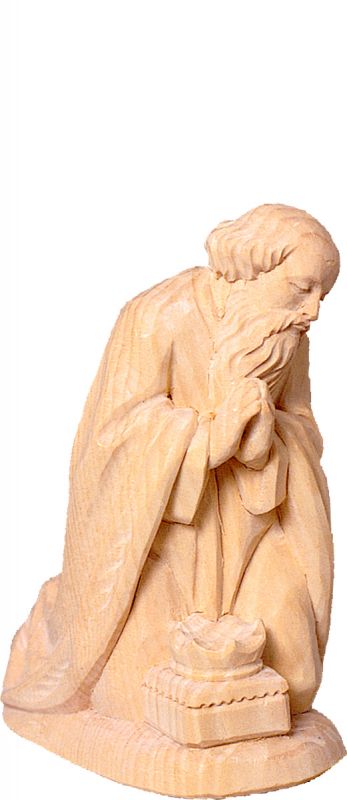 re melchiorre t.k. - demetz - deur - statua in legno dipinta a mano. altezza pari a 24 cm.