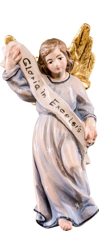 angelo t.k. - demetz - deur - statua in legno dipinta a mano. altezza pari a 24 cm.