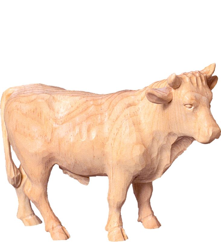 bue t.k. - demetz - deur - statua in legno dipinta a mano. altezza pari a 24 cm.
