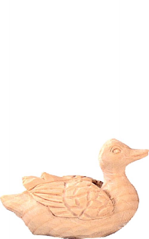 anatra t.k. verde - demetz - deur - statua in legno dipinta a mano. altezza pari a 36 cm.