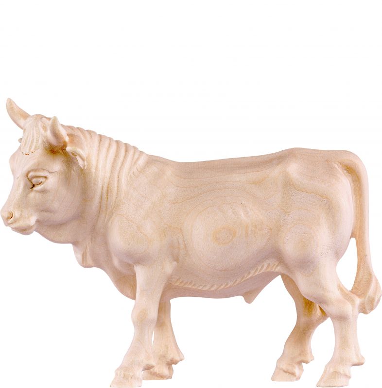 bue h.k. - demetz - deur - statua in legno dipinta a mano. altezza pari a 42 cm.