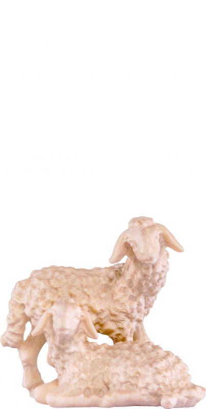gruppo agnelli h.k. - demetz - deur - statua in legno dipinta a mano. altezza pari a 42 cm.