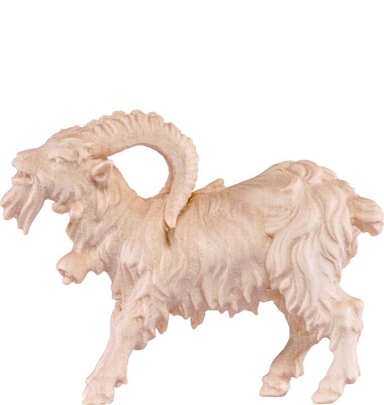 caprone h.k. - demetz - deur - statua in legno dipinta a mano. altezza pari a 15 cm.