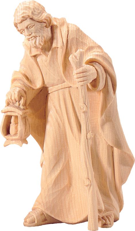 giuseppe r.k. - demetz - deur - statua in legno dipinta a mano. altezza pari a 15 cm.