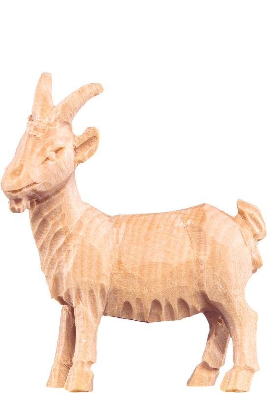 capra r.k. - demetz - deur - statua in legno dipinta a mano. altezza pari a 15 cm.