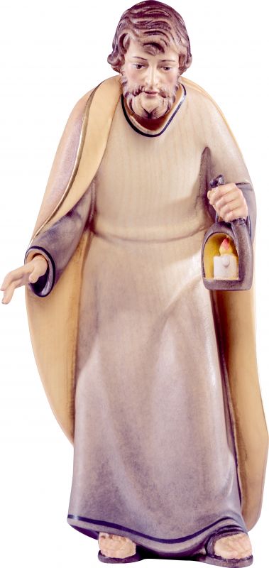 giuseppe artis - demetz - deur - statua in legno dipinta a mano. altezza pari a 85 cm.