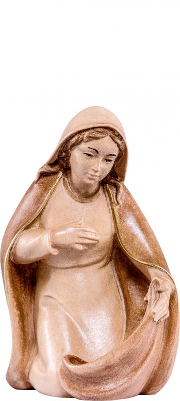 maria artis - demetz - deur - statua in legno dipinta a mano. altezza pari a 40 cm.