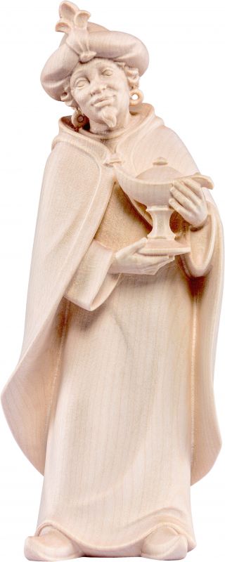 re casparre artis - demetz - deur - statua in legno dipinta a mano. altezza pari a 30 cm.