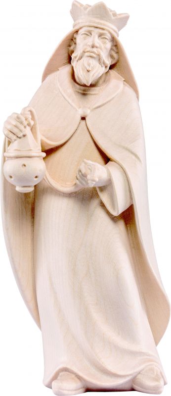 re baldassarre artis - demetz - deur - statua in legno dipinta a mano. altezza pari a 12 cm.