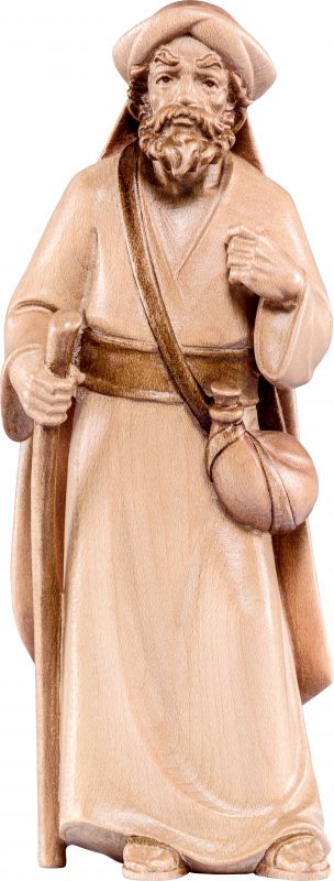 cammelliere artis - demetz - deur - statua in legno dipinta a mano. altezza pari a 10 cm.