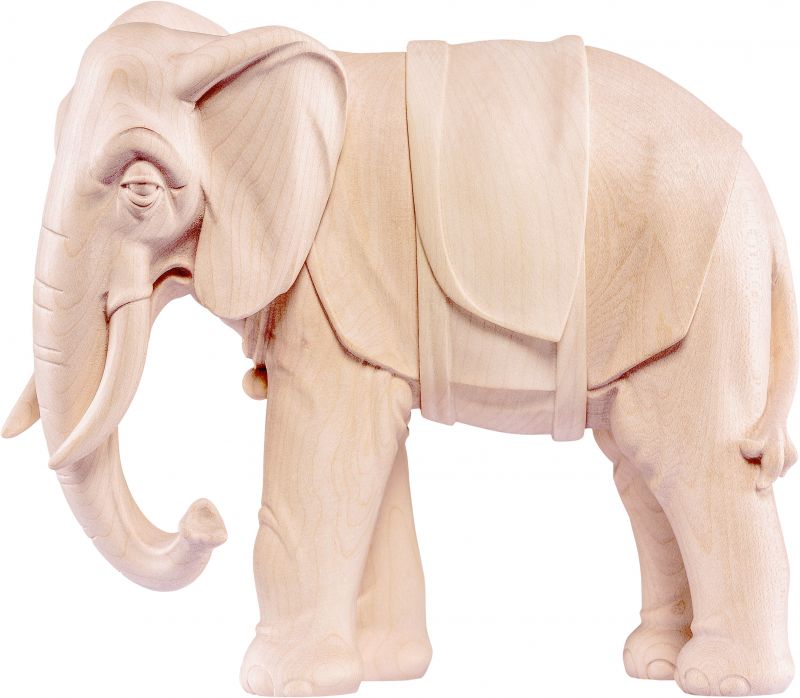 elefante artis - demetz - deur - statua in legno dipinta a mano. altezza pari a 15 cm.