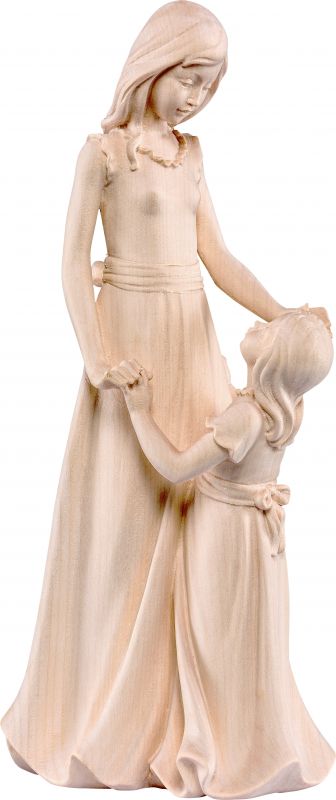 l'amicizia - demetz - deur - statua in legno dipinta a mano. altezza pari a 40 cm.
