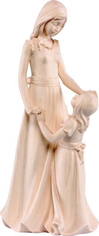 l'amicizia - demetz - deur - statua in legno dipinta a mano. altezza pari a 15 cm.