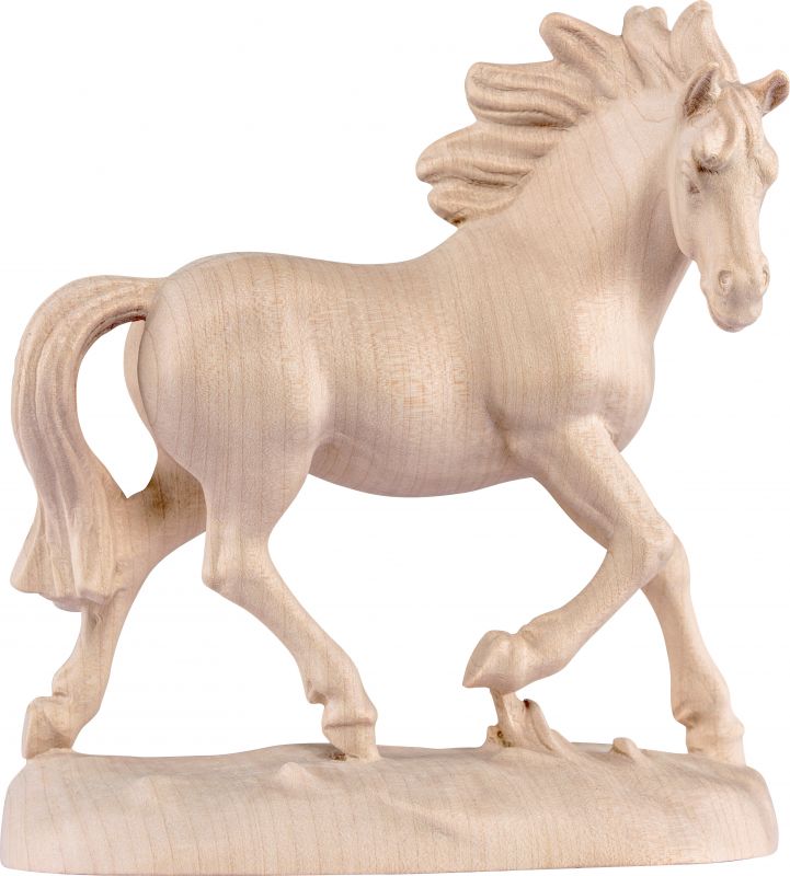 cavallo - demetz - deur - statua in legno dipinta a mano. altezza pari a 8 cm.