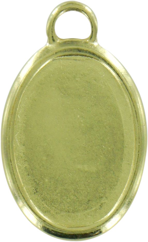 fondo metallo medaglia misura 3 dorato