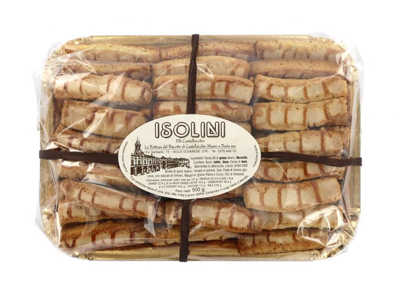 biscotti artigianali al burro isolini - la bottega del biscotto dei fratelli castellucchio (500 gr)