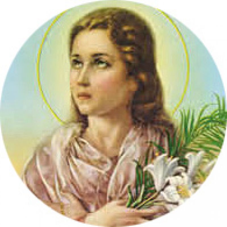 adesivo resinato per rosario fai da te misura 1 - s.maria goretti