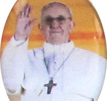 adesivo resinato per rosario fai da te misura 3 - papa francesco
