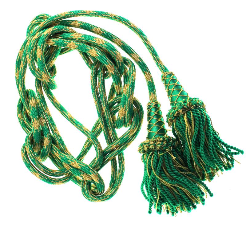 cingolo oro e colore liturgico verde