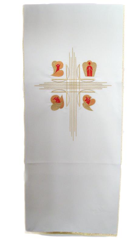 coprileggio con simboli 4 evangelisti bianco