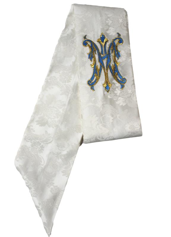 stola mariana bianco candido damasco
