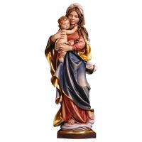 Madonna delle Alpi. 40 cm.Scolpito in legno di ace